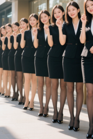 AI生成珠宝店丝袜店员